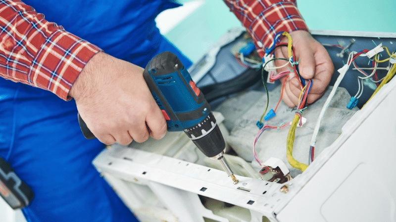 Turgutlu Toshiba Toshiba çamaşır makinesi kart tamiri – Su almama arızası orijinal parça ile giderildi. - Teknik servis örneği